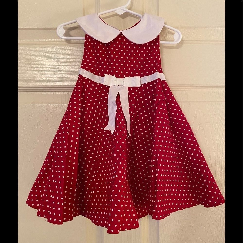Girls RARE EDITIONS POLKA DOT DRESS